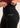 Women’s high‑waisted BJJ training leggings in black with minimalist design; squat‑proof four‑way stretch.