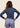 Women’s long‑sleeved technical BJJ rashguard in Blue, featuring four‑way stretch and mesh ventilation. Unique womens fit.