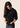 Unisex oversized crew neck t-shirt in black