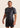 Men’s Prism BJJ rashguard in black Jacquard Lycra with geometric prism pattern, short sleeves, compression fit.