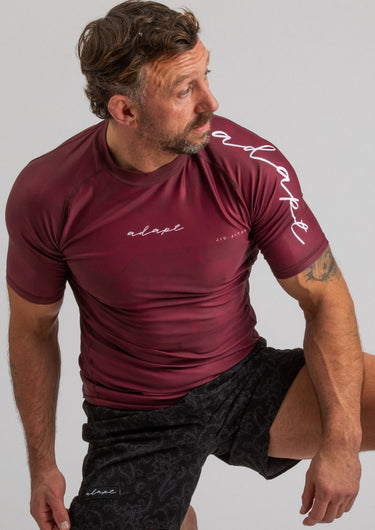 Men’s Prism Rashguard – Maroon