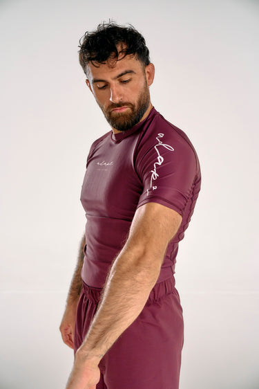 Men's Maroon Rashguard