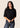 Heavy oversized crew neck cotton t-shirt in Black