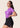 Women’s original BJJ rashguard in orchid purple, minimalistic design, 100% IBJJF legal.