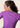 Women’s original BJJ rashguard in orchid purple, minimalistic design, 100% IBJJF legal.