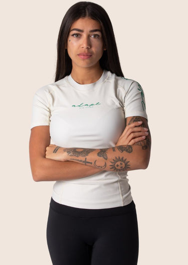 Women’s Classic BJJ Rashguard in Irish Cream.