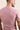 Men’s original BJJ rashguard in pink, minimalistic design.
