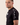 Men’s original BJJ rashguard in black, minimalistic design, 100% IBJJF legal.