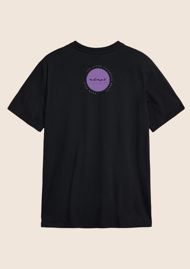 Unisex oversized crew neck t-shirt in black