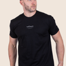 Heritage Classic T-Shirt Black front view - 220GSM cotton