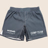 Neutonic x Adapt Comp Team shorts gunmetal grey front view