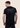 Premium 220GSM cotton fabric close-up Black tee