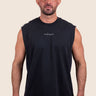 Unisex Heavyweight Sleeveless Tank  in Faded Black