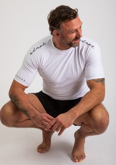 Men's Adapt Judo Rashguard - White