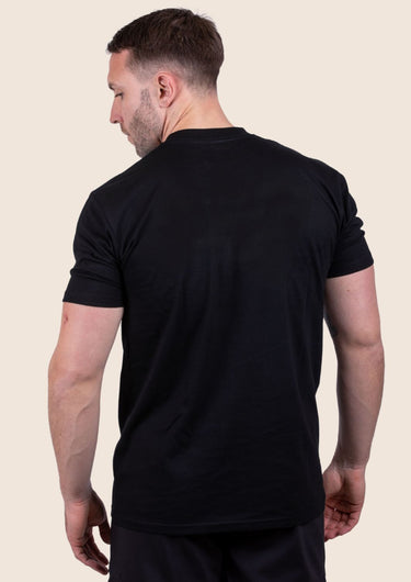 Minimal Script T-Shirt Black back view classic fit