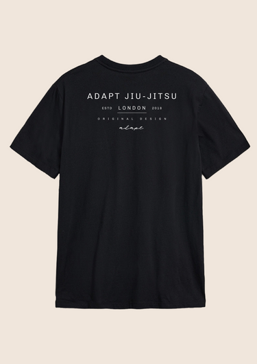Heavy oversized crew neck cotton t-shirt in Black