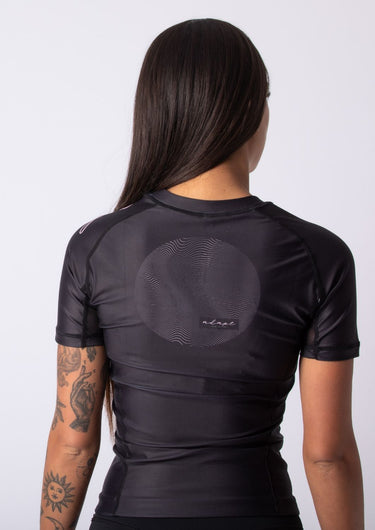 Women's Original Rashguard - Pink on Black