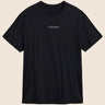 Heavy oversized crew neck cotton t-shirt in Black
