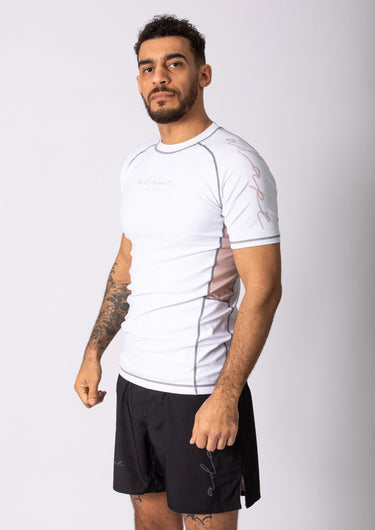Men’s Technical Rashguard - Snow Rose