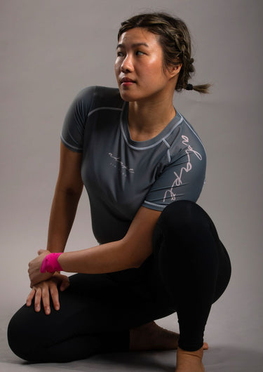 Women's Technical Rashguard - Ash Rose