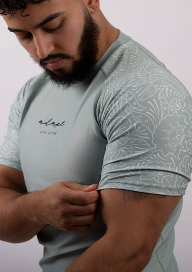 Men's Paisley Rashguard - Sage