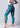 Women’s High‑Waisted Training Leggings – Mermaid Blue
