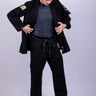 Men’s signature BJJ gi in black with 450 GSM jacket and 10 oz rip‑stop pants; premium embroidered design.