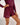 Women's Maroon BJJ Shorts