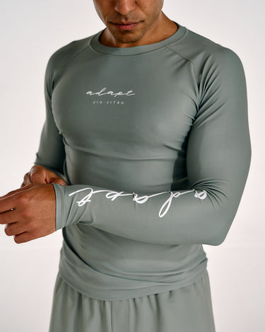 Men's Long-Sleeve Olive Rashguard