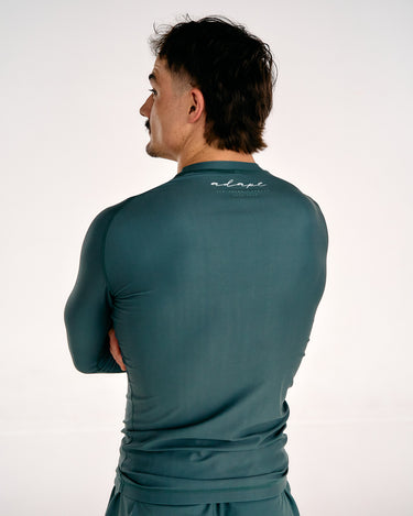 Men's Long-Sleeve Teal Rashguard
