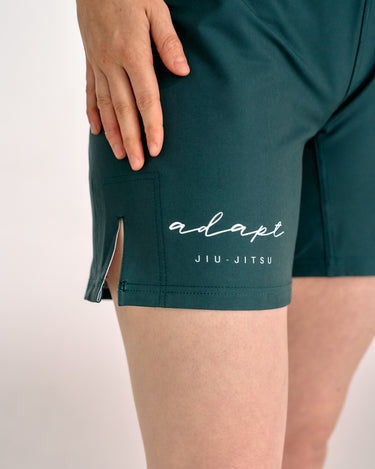 Women's Teal BJJ Shorts