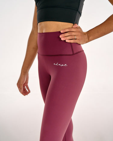 Women's Maroon BJJ Leggings