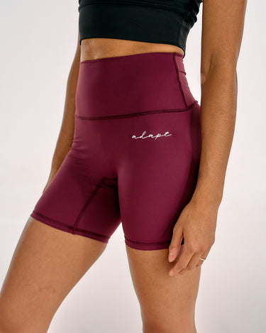 Women's Maroon Compression Shorts