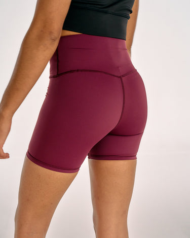 Women's Maroon Compression Shorts