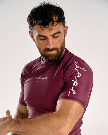 Men's Maroon Rashguard