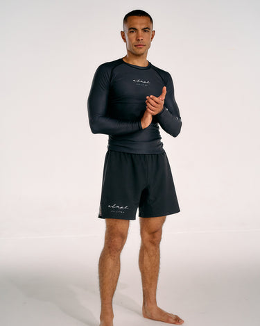 Men's Long-Sleeve Black Rashguard