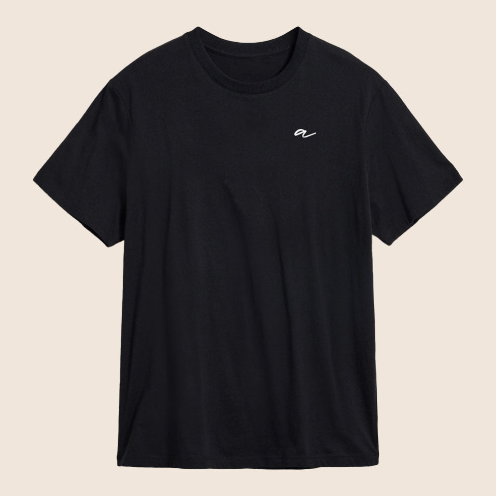 Oversized Dualprint Black T-shirt