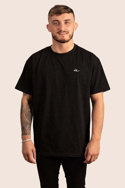 Oversized Dualprint Black T-shirt