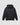 Faded Black Embroidered Hoodie