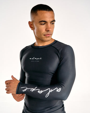 Men's Long-Sleeve Black Rashguard