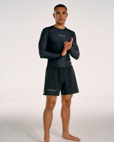 Men's Long-Sleeve Black Rashguard