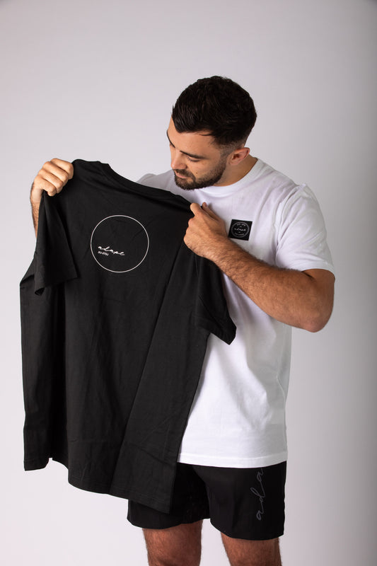 Schwarzes T-Shirt in limitierter Auflage
