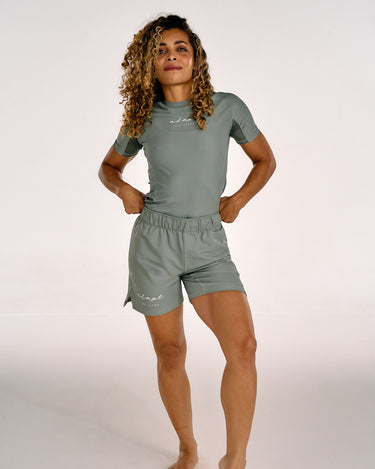 Women's Olive BJJ Shorts