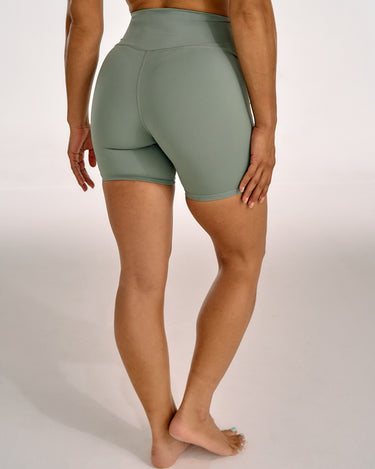 Women's Olive Compression Shorts