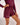 Women's Maroon BJJ Shorts