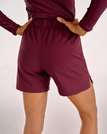 Women's Maroon BJJ Shorts