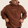 Unisex Burnt Orange Embroidered Hoodie