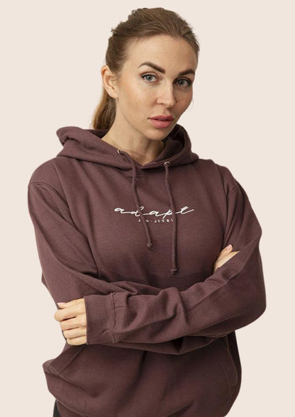 Kapuzenpullover mit Mulberry-Stickerei