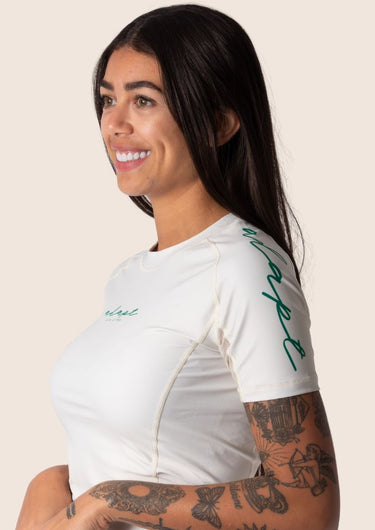 Women’s Classic BJJ Rashguard in Irish Cream.