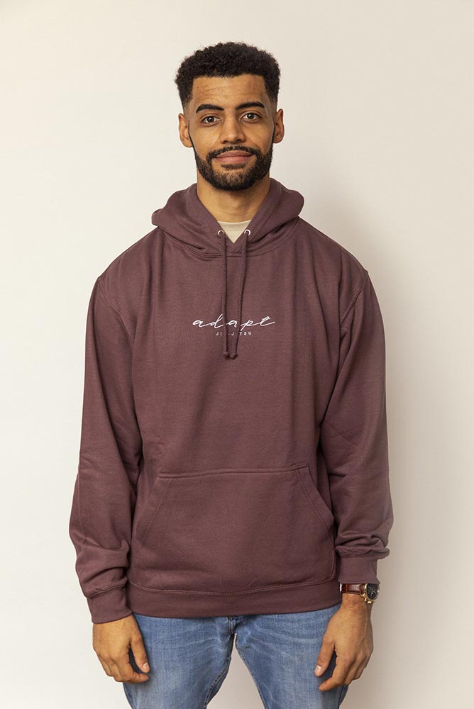 Mulberry Embroidered Hoodie